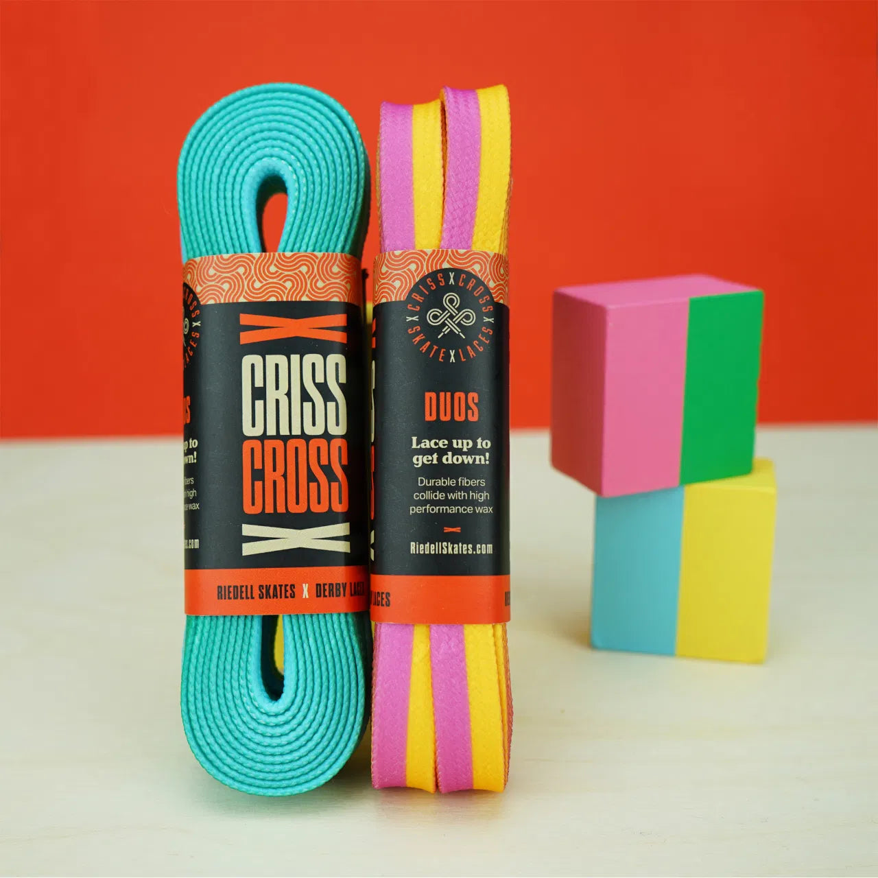 Criss Cross X Derby Laces - Duo - Multiple Colours