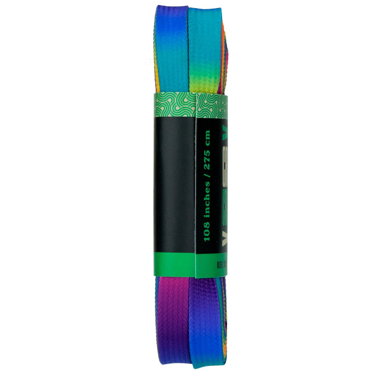 Criss Cross X Derby Laces - Fade - Vibrant Rainbow