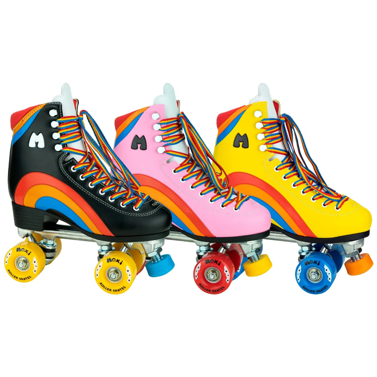 Moxi Rainbow Skates - Black