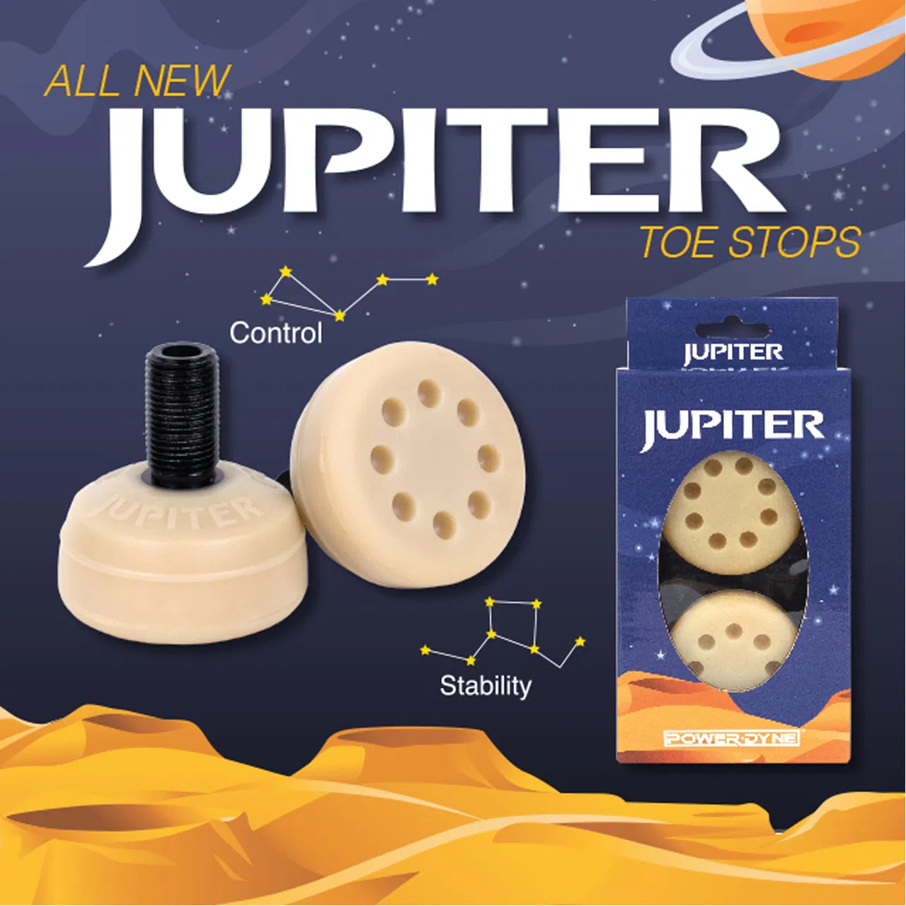 PowerDyne Jupiter Toe Stops
