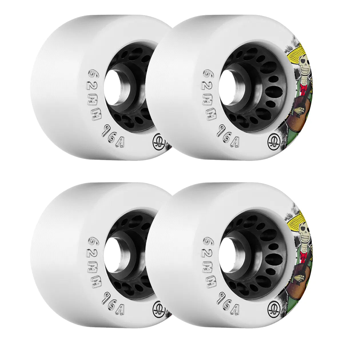 Rollerbones - DOTD Speed Series White - 62mm